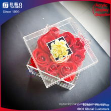 Wholesale Fashion Clear Preserved Flower Box